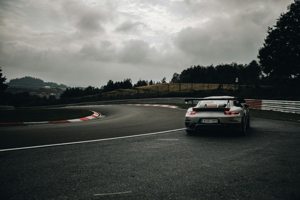black car on road during daytime