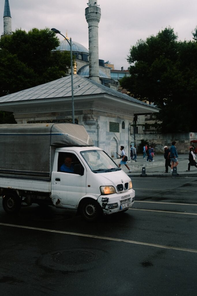 a truck on the street