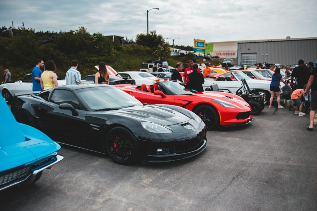 black and red coupes