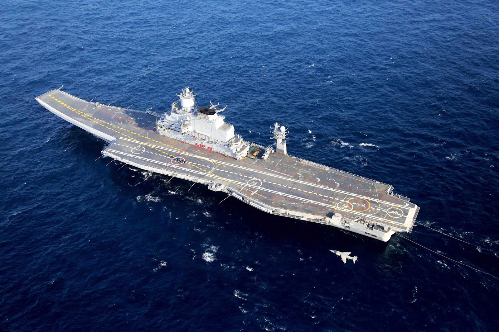 India's aircraft carrier INS Vikramaditya