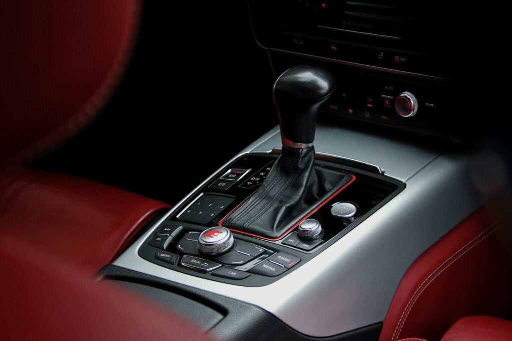 a car steering wheel